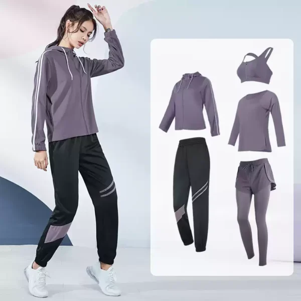training Pilates slimming and slimming temperament gym running sports suit test7