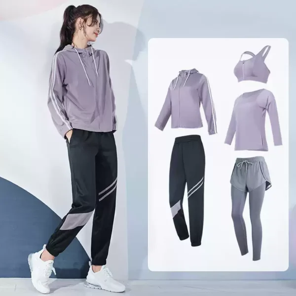New summer professional training Pilates slimming and slimming temperament gym running sports suit test8